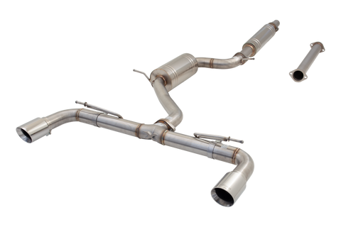 XForce 3in Varex Valved Cat-Back Exhaust System | 2013+ VW TSI 1.4l MK7/ 7.5 / 8 (ESVW01VKCS)