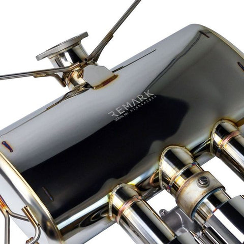 Remark Sports Touring Q-Spec Triple Tip Catback & Front Pipe | 2023+ Honda Civic Type-R (RK-C3076H-09Q)