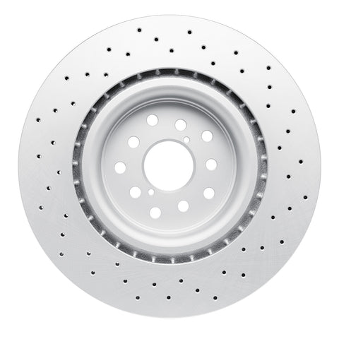 DFC Front Drilled Hi-Carbon Alloy Geomet Coated Rotor | 2018-2021 Subaru WRX STI (920-13041)