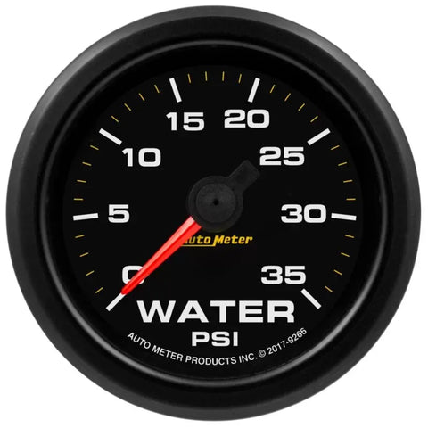 Autometer 2 1/16" Water Press Gauge 35PSI | Universal (9266)