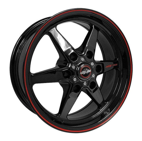 Race Star Wheels 93 Truck Star Series Gloss Black with a Red Outer Lip Ring 15x10 | 6x139.7 (93-510853B)
