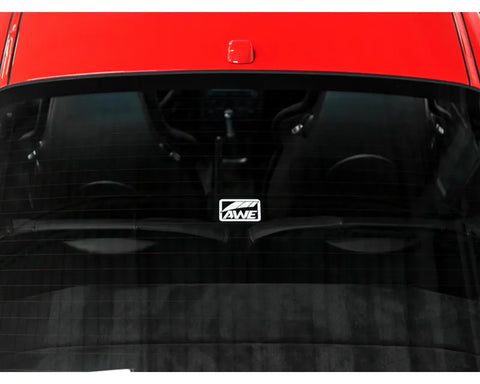 AWE Small Window Decal - White (9710-11010)