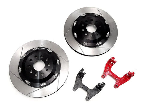 Neuspeed 2-Piece Floating Brake Rear Rotors Upgrade Kit | MQB Golf R Mk7, TT RS 8S/S3/RS 3 8V (99.10.49)