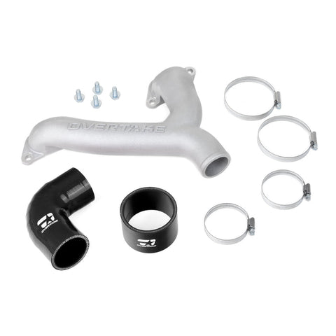 Overtake Top Mount Intercooler Y-Pipe Kit | Subaru 2004-21 STi (A10385BLK)