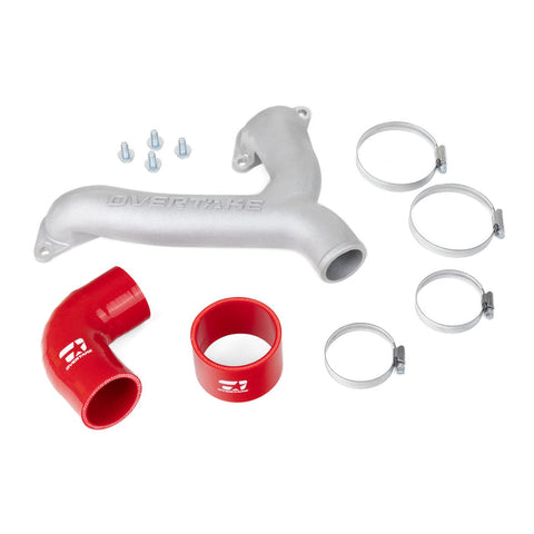 Overtake Top Mount Intercooler Y-Pipe Kit | Subaru 2004-21 STi (A10385BLK)