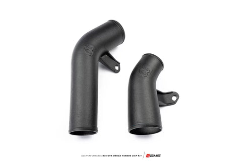 AMS Performance R35 GTR OMEGA Turbo Kit Lower Intercooler Piping | 2009+ Nissan GTR (ALP.07.14.0020-1)