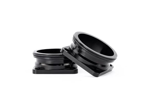 AMS Performance Throttle Body To 3.0" QuickClamp Adapter Flange Set | 2009-Current Nissan GTR w/ AMS GTR Throttle Bodies (ALP.07.08.0020-1)