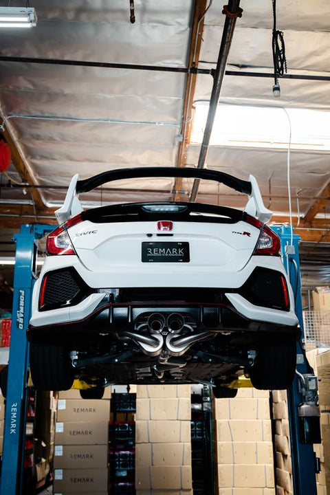 Remark Link Loop Titanium Catback Exhaust & Front Pipe | 2017-2021 Honda Civic Type-R (RK-C2076H-01LT)