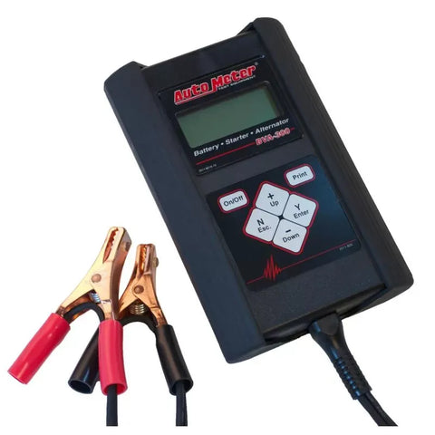 Autometer Intelligent Handheld Electrical System Analyzer For 6V & 12 Applications Analyzer/Tester Handheld | Universal (BVA-300)