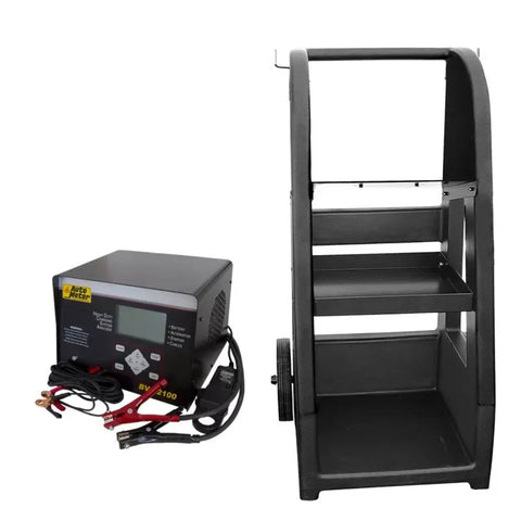 Autometer HeavyDuty Automated Electrical System Analyzer Kit Kit BVA2100 & Es8 Stand | Universal (BVA2100K)