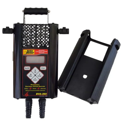 Autometer Professional Grade Intelligent Hand Held Electrical System Analyzer For 6V & 12 Applications Handheld Electrical Sys Analyzer W/120 Amp Load | Universal (BVA-260)