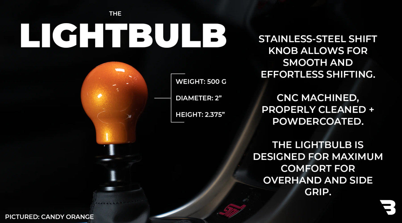 Billetworkz Weighted Shift Knob w/ Japanese Engraving | 2019+