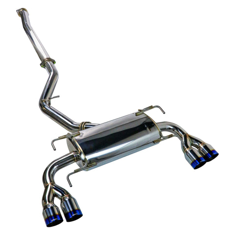 Remark Sport Touring Catback Exhaust w/o Resonator | 2008-2014 Subaru WRX / STI Hatch (RK-C4076S-02N)