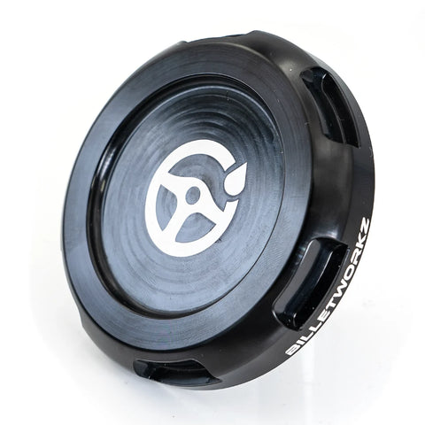 Billetworkz Zero-Series Power Steering Fluid Cap | 08-14 WRX / 08-21 STI / 05-09 Legacy GT / 09-13 Forester XT (BW-EBCZ-SUB-PS2)