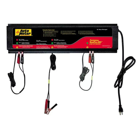 Autometer AGM Optimized Smart Battery Charger - 3 Channel | Universal (BUSPRO-360)