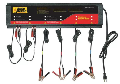 Autometer Smart Battery Charger - 6 Channel | Universal (BUSPRO-600S)