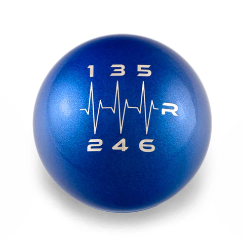 Billetworkz Weighted Shift Knob w/ Heartbeat Engraving | Honda 6-Speed Manual (BW-KNB-6HON-HB6)