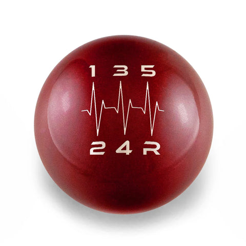 Billetworkz Weighted Shift Knob w/ Heartbeat Engraving | Honda 5-Speed Manual (BW-KNB-5HON-HB5)