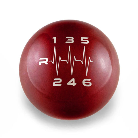 Billetworkz Weighted Shift Knob w/ Heartbeat Engraving | 2023+ Toyota GR Corolla (BW-KNB-E210-HB6)