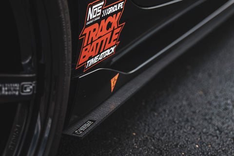 Verus Engineering Carbon Polyweave Side Splitter Kit | 2020-2026 Toyota Supra (A0263A)