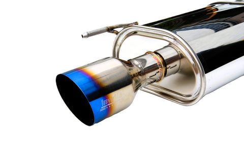 Invidia Q300 Catback Exhaust w/Single Layer Titanium Tips | 2007-Up Infiniti G35/G37 Sedan (HS07IG4G3T)