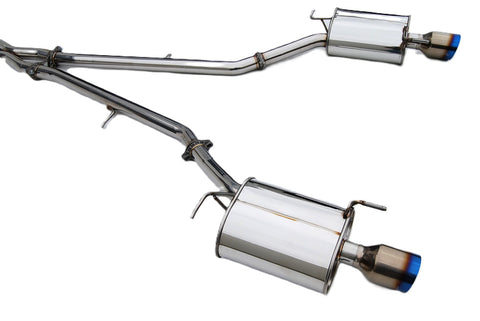 Invidia Q300 Catback Exhaust w/Single Layer Titanium Tips | 2007-Up Infiniti G35/G37 Sedan (HS07IG4G3T)