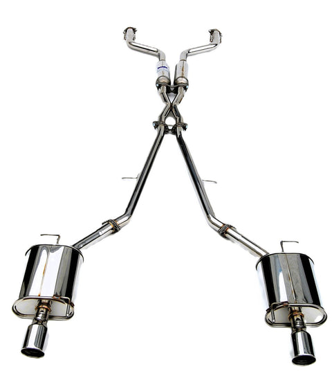 Invidia Q300 Catback Exhaust w/Rolled Stainless Steel Tips | 2007-Up Infiniti G35/G37 Sedan (HS07IG4G3S)