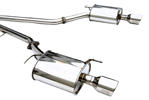 Invidia Q300 Catback Exhaust w/Rolled Stainless Steel Tips | 2007-Up Infiniti G35/G37 Sedan (HS07IG4G3S)