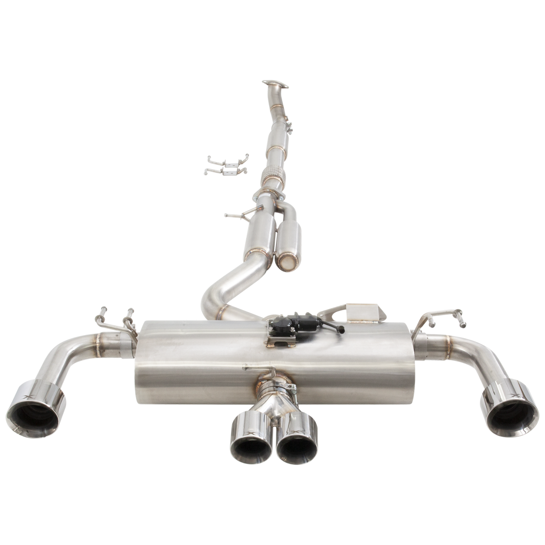 Varex Muffler / XForce Exhaust XForce Varex Valved Cat Back Exhaust System | 2023+ Toyota GR Corolla (ESTCG23VKCS)