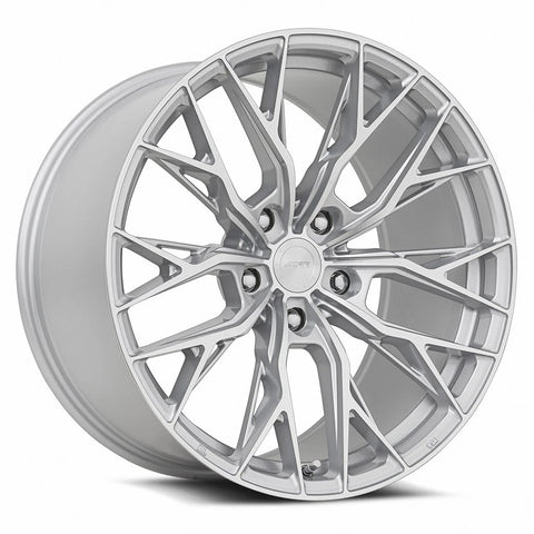 MRR Wheels GF5 Silver w/ Machined Spoke Faces 20x9 | Blank (GF0520905xx20S)