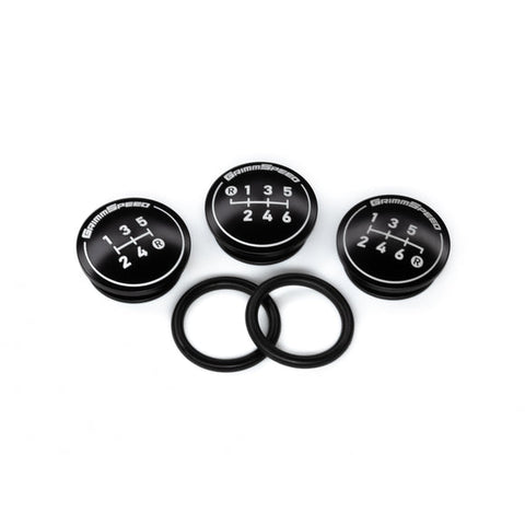 GrimmSpeed Swap-Top Weighted Shift Knob Kit | (GRM1.1007.1.SS/GRM1.1006.1.SS)