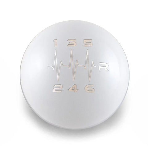 Billetworkz Weighted Shift Knob w/ Heartbeat Engraving | Honda 6-Speed Manual (BW-KNB-6HON-HB6)