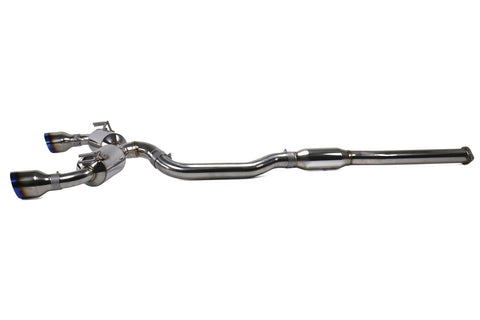 Invidia Dual N1 Catback Exhaust - Titanium Tips | 2008 - 2015 Mitsubishi Evo X (HS09MEXGD1ST)