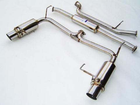 Invidia 60mm (101mm Tip) Cat-Back Exhaust | 1998-2001 Accord Sedan V6 (HS98HA6GTP4)