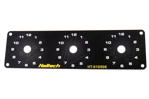 Haltech Triple Switch Panel Kit | Universal (HT-010508/10)