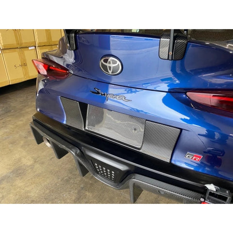 APR Performance Carbon Fiber License Plate Backing | 2020-2023 Toyota GR Supra (CBX-SUPRALIC)