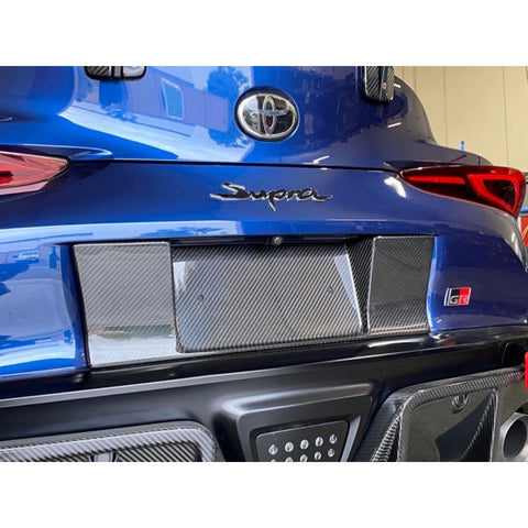 APR Performance Carbon Fiber License Plate Backing | 2020-2023 Toyota GR Supra (CBX-SUPRALIC)