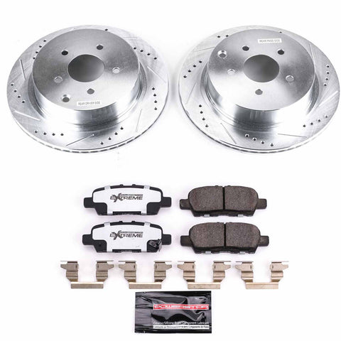 Power Stop Front & Rear Z26 Street Warrior Brake Kit | 2014-2024 Infiniti Q50 & 2018-2022 Infiniti Q60 (K8006/K6944/K8021-26)