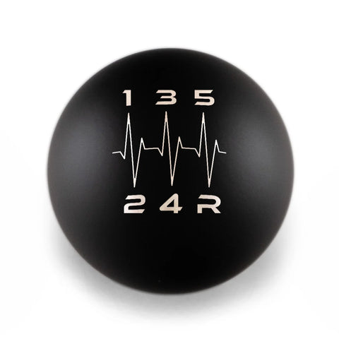 Billetworkz Weighted Shift Knob w/ Heartbeat Engraving | Honda 5-Speed Manual (BW-KNB-5HON-HB5)