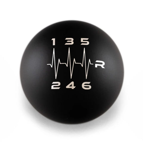 Billetworkz Weighted Shift Knob w/ Heartbeat Engraving | Honda 6-Speed Manual (BW-KNB-6HON-HB6)