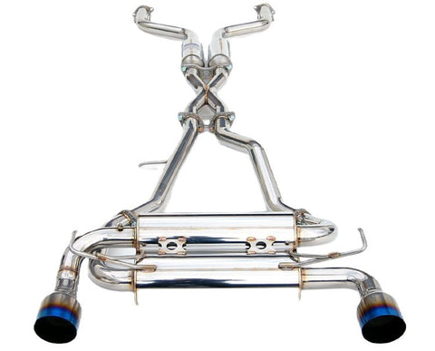Invidia Gemini Catback Exhaust w/Titanium Tips | 03-08 Infiniti FX35 / 03-05 FX45 (HS03IFXGIT)