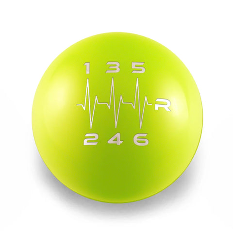 Billetworkz Weighted Shift Knob w/ Heartbeat Engraving | Honda 6-Speed Manual (BW-KNB-6HON-HB6)