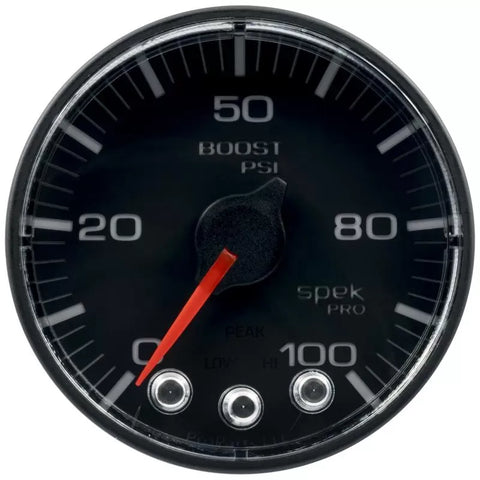 Autometer 2-1/16" 0-100 PSI Boost Gauge SPEK-PRO | Universal (P305328)