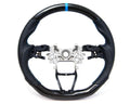 PRL Motorsports Carbon and Leather Steering Wheel w/ Blue Stitching (PRL1.1011.3.BLU)
