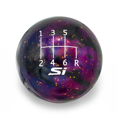 Billetworkz Cosmic Space Shift Knob w/ Si Engraving | Honda 6-Speed Manual (BW-KNB-6HON-SI-C)