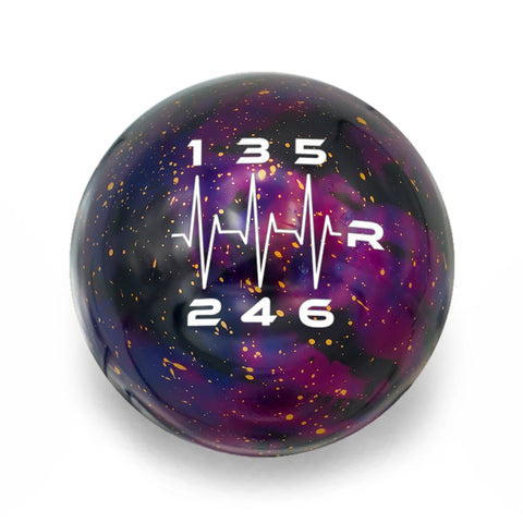 Billetworkz Cosmic Space Shift Knob w/ Heartbeat Engraving | Honda 6-Speed Manual (BW-KNB-6HON-HB6)