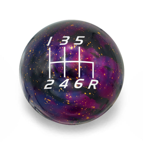 Billetworkz Cosmic Space Shift Knob w/ Velocity Engraving | Honda 6-Speed Manual (BW-KNB-6HON-VEL6-C)