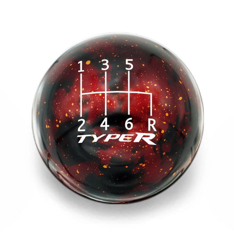 Billetworkz Cosmic Space Shift Knob w/ Type-R Engraving | Honda 6-Speed Manual (BW-KNB-6HON-TYPR-C)