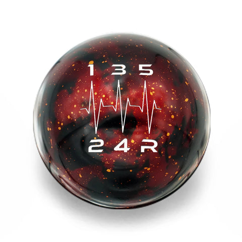 Billetworkz Cosmic Space Shift Knob w/ Heartbeat Engraving | Honda 5-Speed Manual (BW-KNB-5HON-HB5)