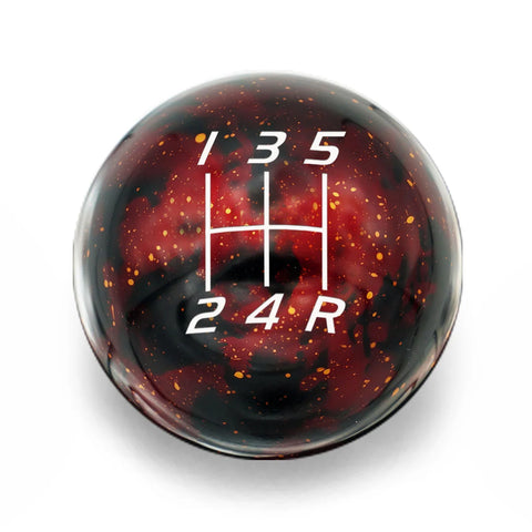 Billetworkz Cosmic Space Shift Knob w/ Velocity Engraving | Honda 5-Speed Manual (BW-KNB-5HON-VEL5-C)